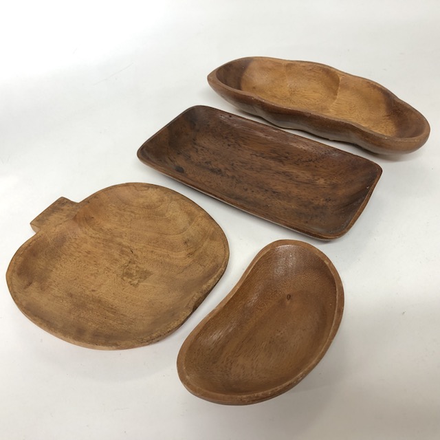 SERVING DISH, Teak Assorted - Small